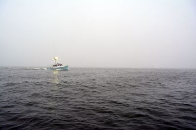 Foggy day at sea
