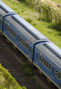 Train on railroad track