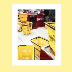 Man in yellow indoors