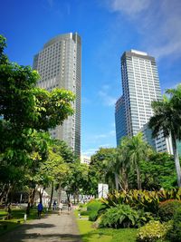 Low angle view of building against sky