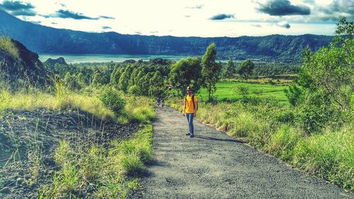 Scenic view of landscape against sky