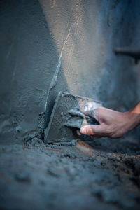 Man working at construction site