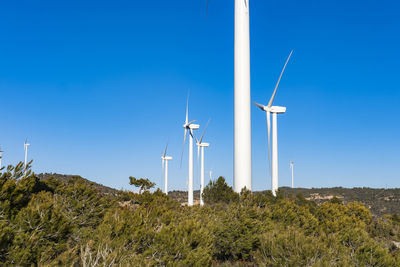 wind turbines