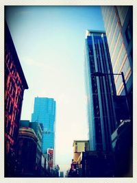 Low angle view of building against sky