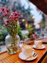 Close-up of drink on table