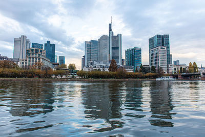 Buildings in water