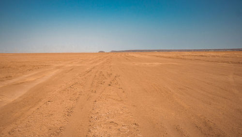 A panoramic view of chalbi desert in marsabit county, kenya