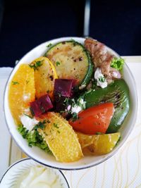 Close-up of served food