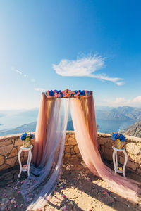 Panoramic view of sea against sky