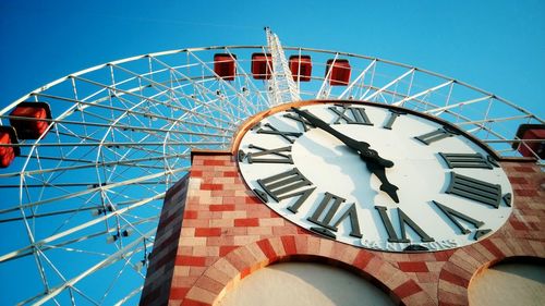 Low angle view of ferris wheel