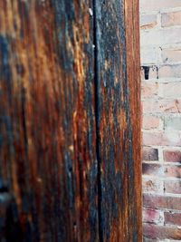 Close-up of weathered wall