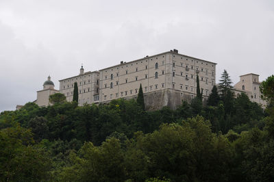 Low angle view of building against sky