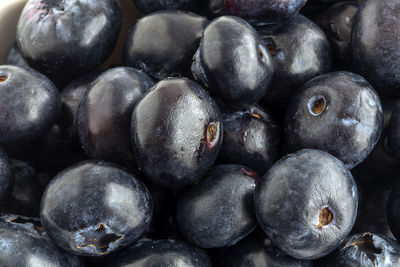 Full frame shot of blueberries
