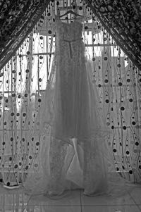 Close up of floral pattern