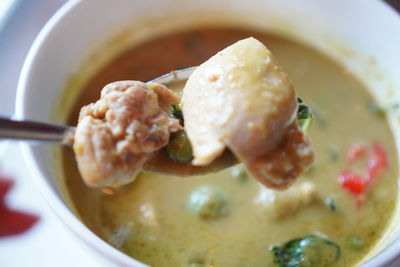 Close-up of food in bowl