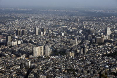 Aerial view of city