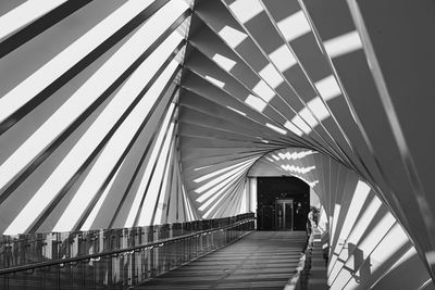 Low angle view of bridge against sky