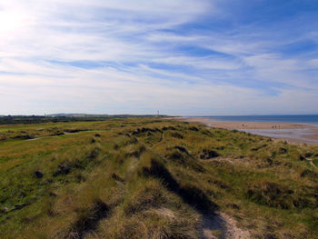 Scenic view of beach