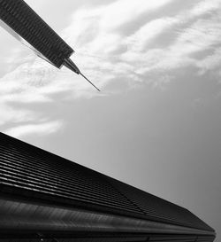 Low angle view of building against sky