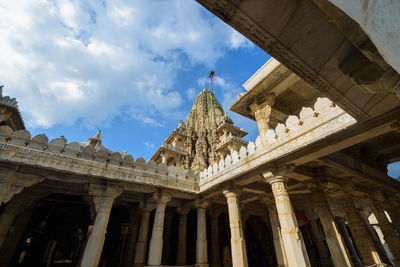 Low angle view of historical building against sky