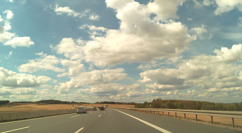 View of highway against sky