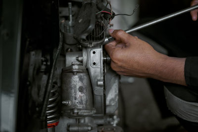 Man working in factory