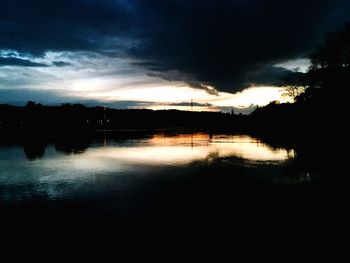Scenic view of river against sky