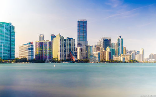 View of cityscape against sky