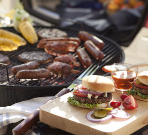 Close-up of barbecue