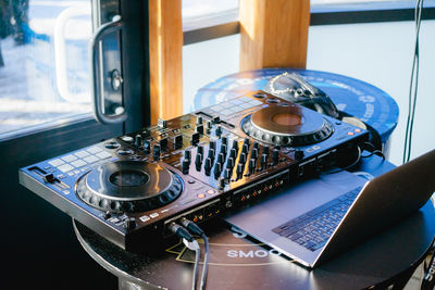 Close-up of circuit board