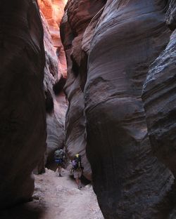 Low angle view of cave