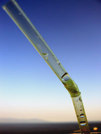 Low angle view of built structure against blue sky