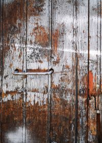 Full frame shot of old weathered wall