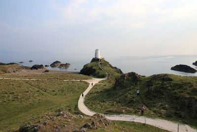 Road to twr mawr lighthouse