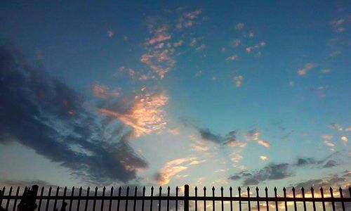 Low angle view of cloudy sky