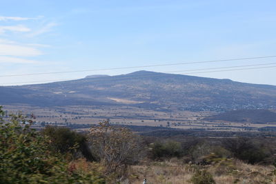Scenic view of landscape against sky