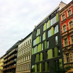 Low angle view of building against sky