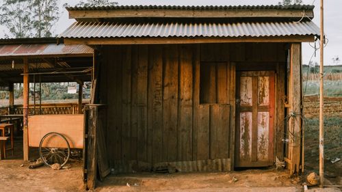 Exterior of old building