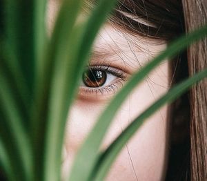 Close-up portrait of girl