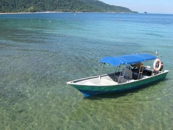 Boats in sea