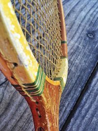 Close-up of yellow object