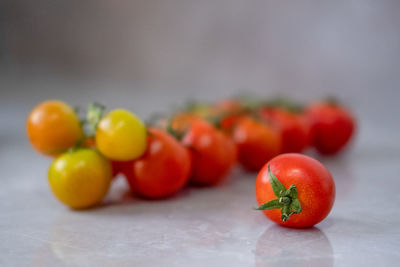 Close-up of fruits on table