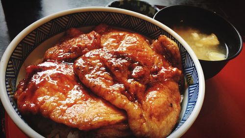 Close-up of food in bowl