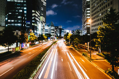 City street with buildings in background