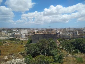 Cityscape against sky
