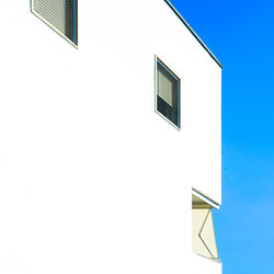 Low angle view of building against clear sky