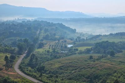 Scenic view of landscape against sky