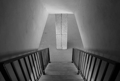 Empty corridor of building