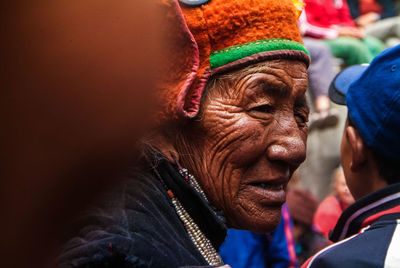 Close-up portrait of a outdoors