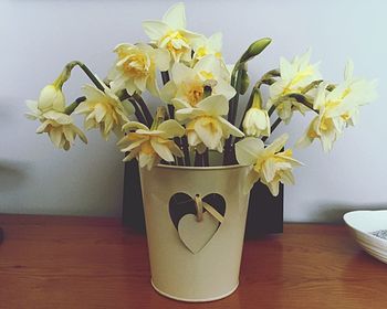 Close-up of flowers in vase